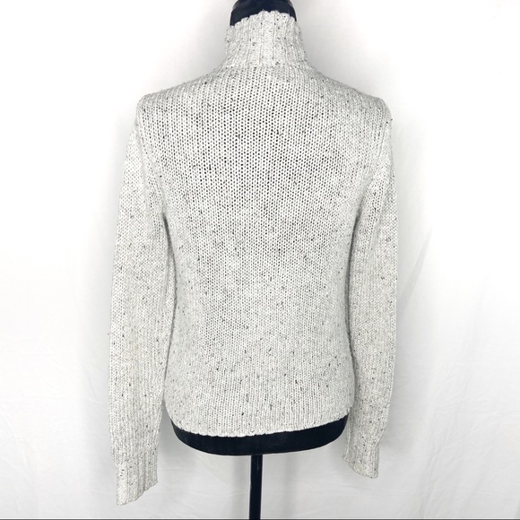 Cabi gray knitted acrylic / cotton snap cardigan S - Picture 4 of 7